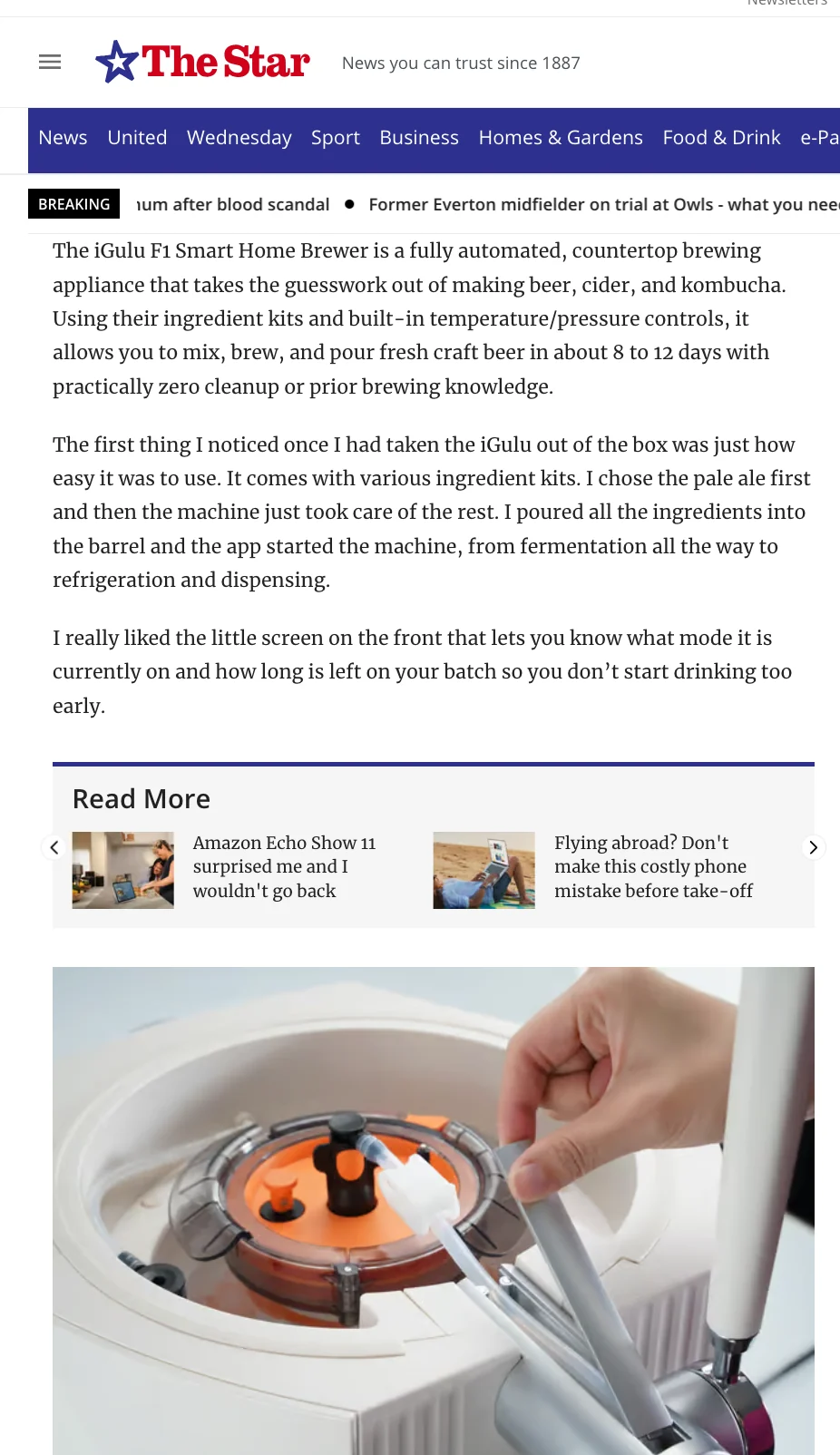 High-reach publication coverage example